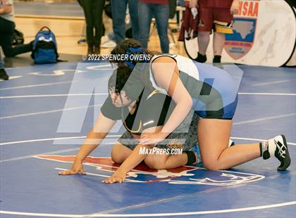 Thumbnail 2 in NCHSAA Women's Wrestling Invitational photogallery.