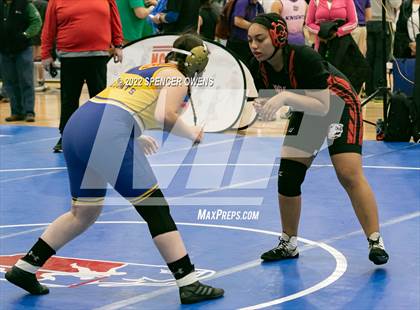 Thumbnail 1 in NCHSAA Women's Wrestling Invitational photogallery.