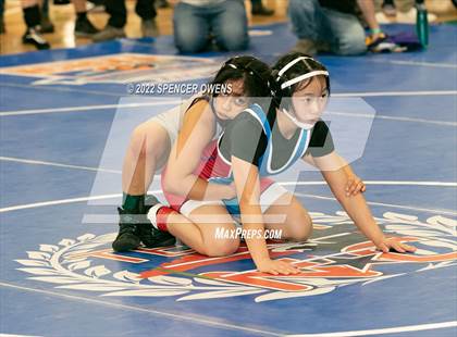 Thumbnail 3 in NCHSAA Women's Wrestling Invitational photogallery.