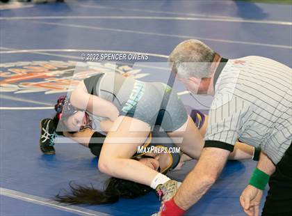 Thumbnail 2 in NCHSAA Women's Wrestling Invitational photogallery.