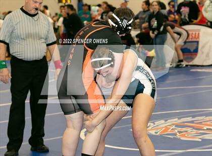 Thumbnail 3 in NCHSAA Women's Wrestling Invitational photogallery.