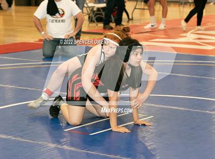 Thumbnail 1 in NCHSAA Women's Wrestling Invitational photogallery.