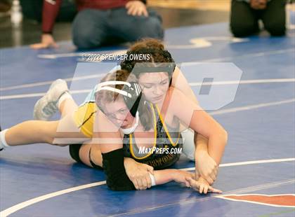 Thumbnail 1 in NCHSAA Women's Wrestling Invitational photogallery.