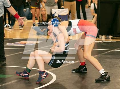 Thumbnail 1 in NCHSAA Women's Wrestling Invitational photogallery.