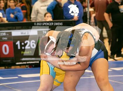 Thumbnail 2 in NCHSAA Women's Wrestling Invitational photogallery.