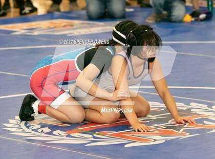 Thumbnail 1 in NCHSAA Women's Wrestling Invitational photogallery.