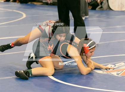 Thumbnail 3 in NCHSAA Women's Wrestling Invitational photogallery.