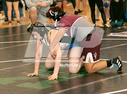 Thumbnail 3 in NCHSAA Women's Wrestling Invitational photogallery.