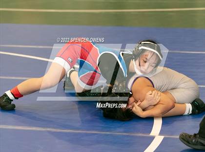 Thumbnail 3 in NCHSAA Women's Wrestling Invitational photogallery.