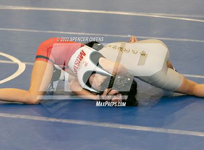 Thumbnail 1 in NCHSAA Women's Wrestling Invitational photogallery.