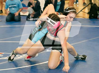 Thumbnail 1 in NCHSAA Women's Wrestling Invitational photogallery.
