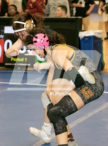 Thumbnail 3 in NCHSAA Women's Wrestling Invitational photogallery.