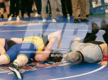 Thumbnail 1 in NCHSAA Women's Wrestling Invitational photogallery.