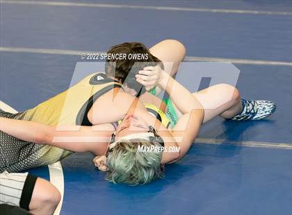 Thumbnail 2 in NCHSAA Women's Wrestling Invitational photogallery.