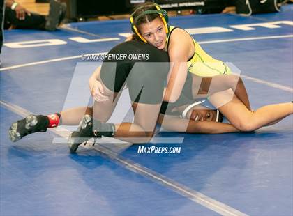 Thumbnail 2 in NCHSAA Women's Wrestling Invitational photogallery.