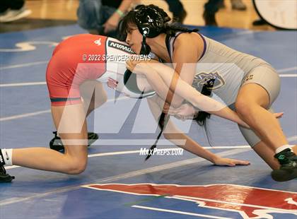 Thumbnail 2 in NCHSAA Women's Wrestling Invitational photogallery.