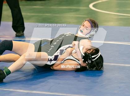 Thumbnail 2 in NCHSAA Women's Wrestling Invitational photogallery.