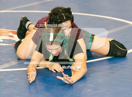 Thumbnail 1 in NCHSAA Women's Wrestling Invitational photogallery.