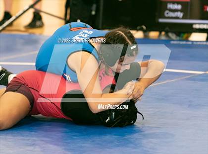 Thumbnail 2 in NCHSAA Women's Wrestling Invitational photogallery.