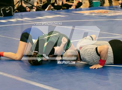 Thumbnail 2 in NCHSAA Women's Wrestling Invitational photogallery.