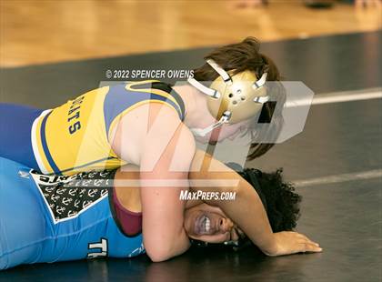 Thumbnail 1 in NCHSAA Women's Wrestling Invitational photogallery.