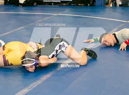 Thumbnail 1 in NCHSAA Women's Wrestling Invitational photogallery.