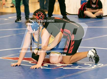Thumbnail 1 in NCHSAA Women's Wrestling Invitational photogallery.