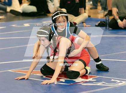 Thumbnail 1 in NCHSAA Women's Wrestling Invitational photogallery.