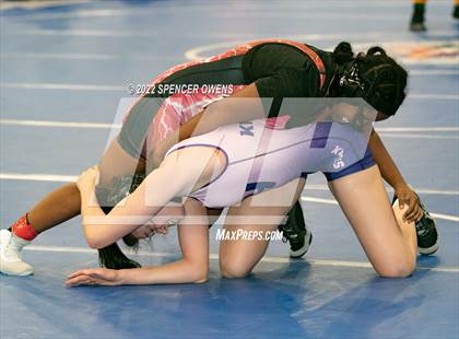 Thumbnail 2 in NCHSAA Women's Wrestling Invitational photogallery.