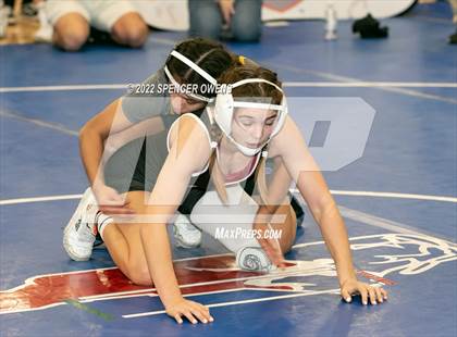 Thumbnail 3 in NCHSAA Women's Wrestling Invitational photogallery.