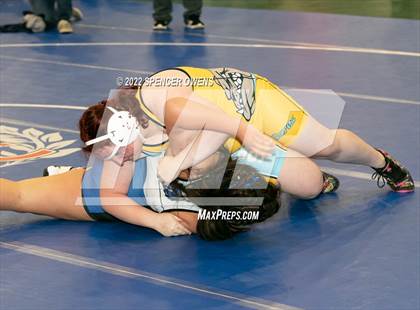 Thumbnail 3 in NCHSAA Women's Wrestling Invitational photogallery.