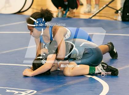Thumbnail 2 in NCHSAA Women's Wrestling Invitational photogallery.