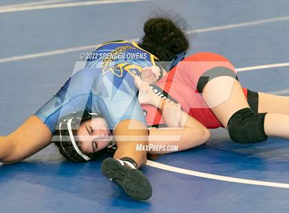 Thumbnail 1 in NCHSAA Women's Wrestling Invitational photogallery.