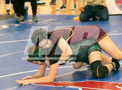 Thumbnail 1 in NCHSAA Women's Wrestling Invitational photogallery.