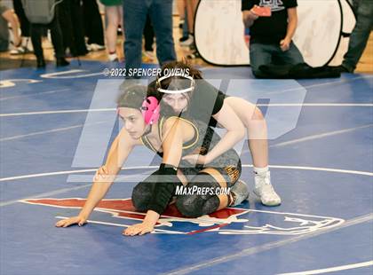Thumbnail 1 in NCHSAA Women's Wrestling Invitational photogallery.