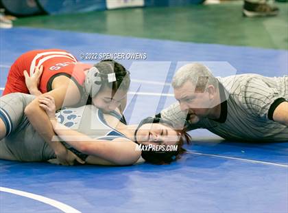 Thumbnail 2 in NCHSAA Women's Wrestling Invitational photogallery.