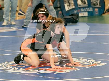 Thumbnail 1 in NCHSAA Women's Wrestling Invitational photogallery.
