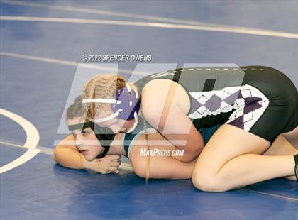 Thumbnail 3 in NCHSAA Women's Wrestling Invitational photogallery.