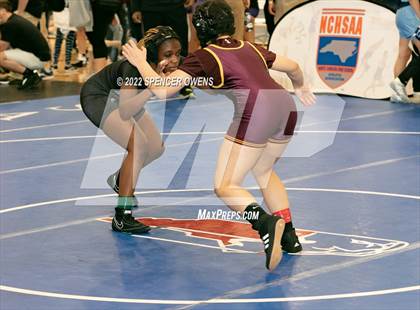 Thumbnail 1 in NCHSAA Women's Wrestling Invitational photogallery.