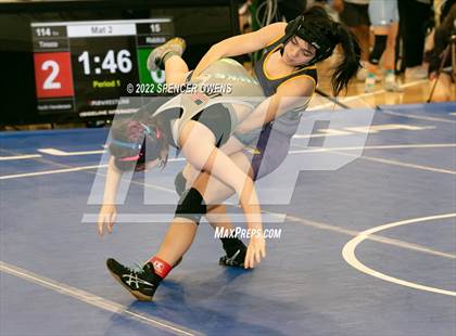 Thumbnail 3 in NCHSAA Women's Wrestling Invitational photogallery.