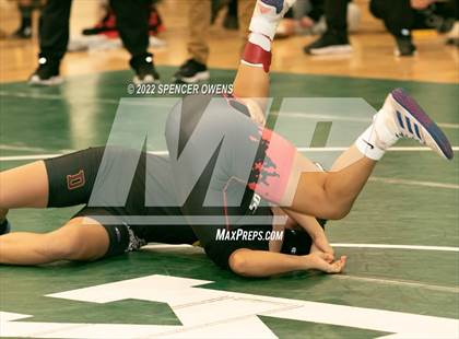 Thumbnail 2 in NCHSAA Women's Wrestling Invitational photogallery.