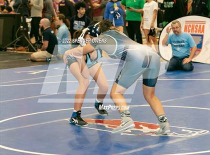 Thumbnail 2 in NCHSAA Women's Wrestling Invitational photogallery.