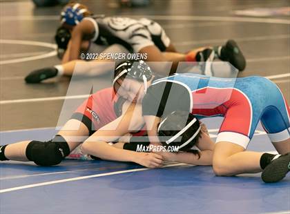 Thumbnail 2 in NCHSAA Women's Wrestling Invitational photogallery.