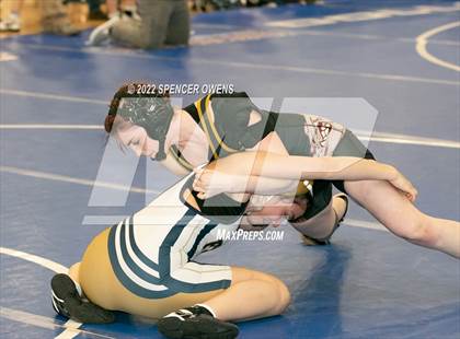 Thumbnail 3 in NCHSAA Women's Wrestling Invitational photogallery.