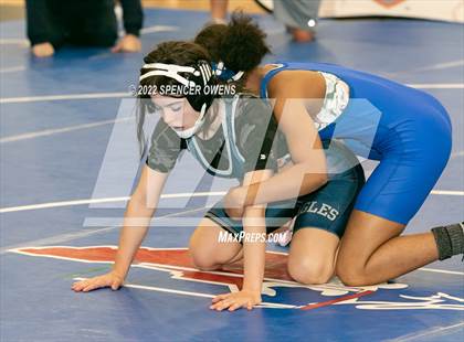Thumbnail 1 in NCHSAA Women's Wrestling Invitational photogallery.