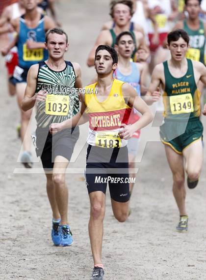 Thumbnail 2 in CIF State Cross Country Championships (D3 Boys Race) photogallery.