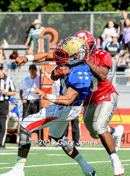 Thumbnail 1 in Sacramento Optimist All-Star Game (North vs. South) photogallery.