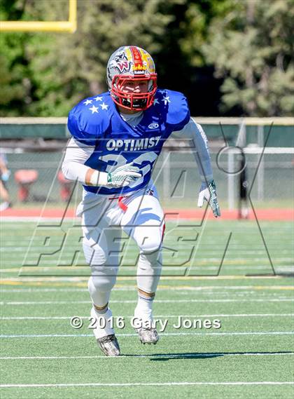 Thumbnail 1 in Sacramento Optimist All-Star Game (North vs. South) photogallery.