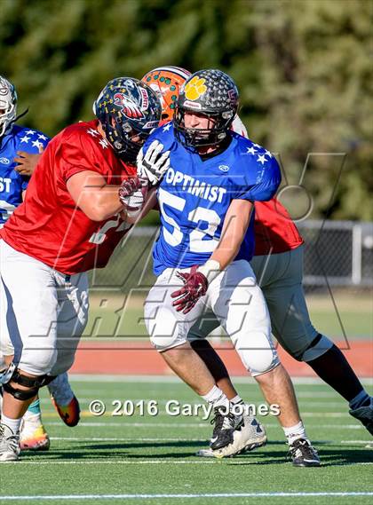 Thumbnail 1 in Sacramento Optimist All-Star Game (North vs. South) photogallery.