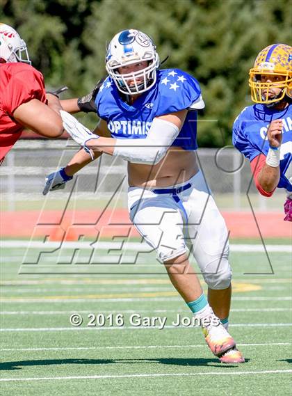 Thumbnail 1 in Sacramento Optimist All-Star Game (North vs. South) photogallery.